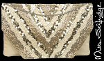 Miss Selfridge Embellished V Clutch